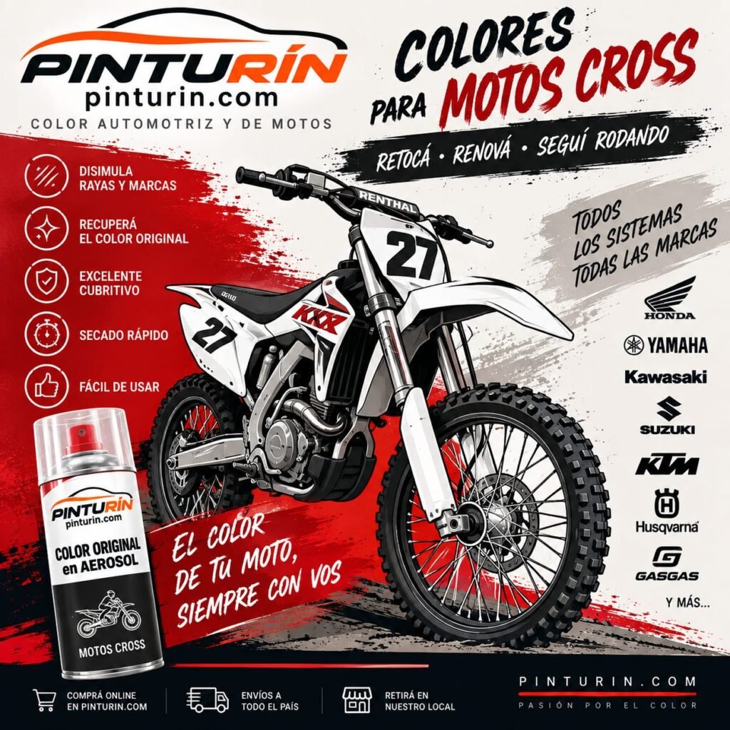 Colores para motos cross