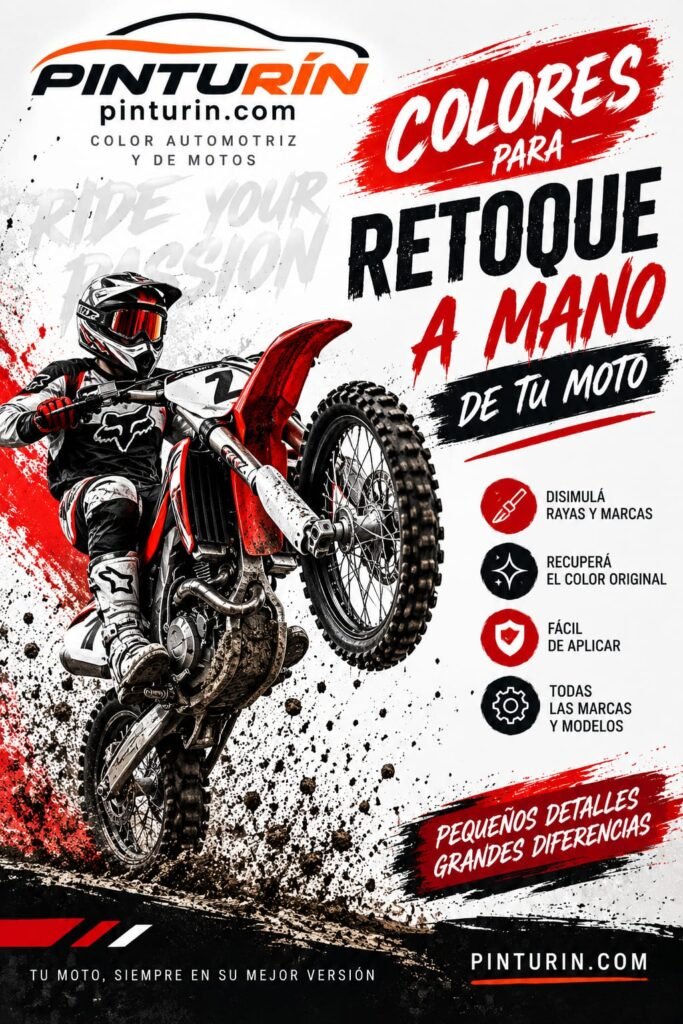 Retoque a mano de tu moto
