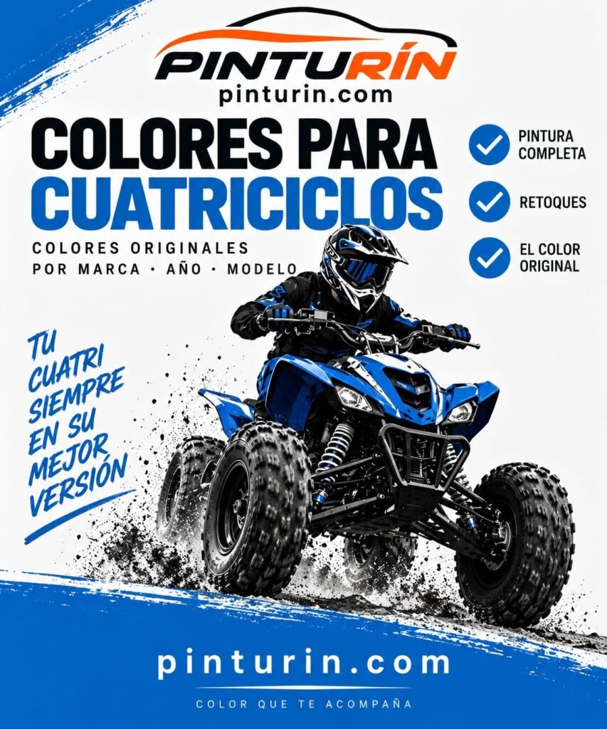 Colores para cuatriciclos
