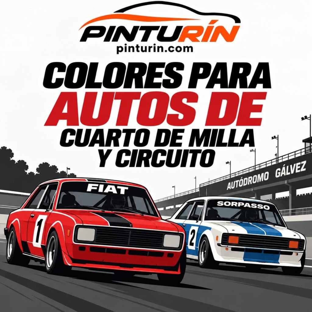 Colores para autos de cuarto de milla y circuito