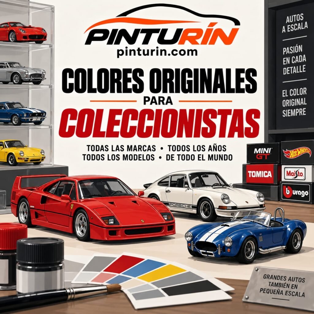 Colores originales para coleccionistas