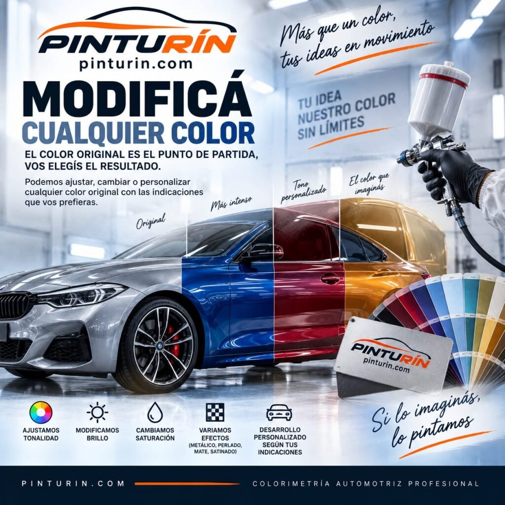 Modificá cualquier color