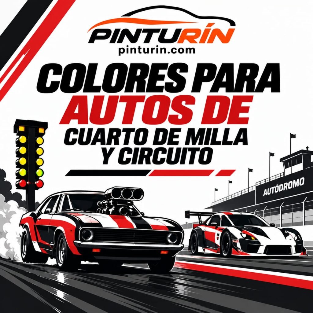 Colores para autos de cuarto de milla y circuito